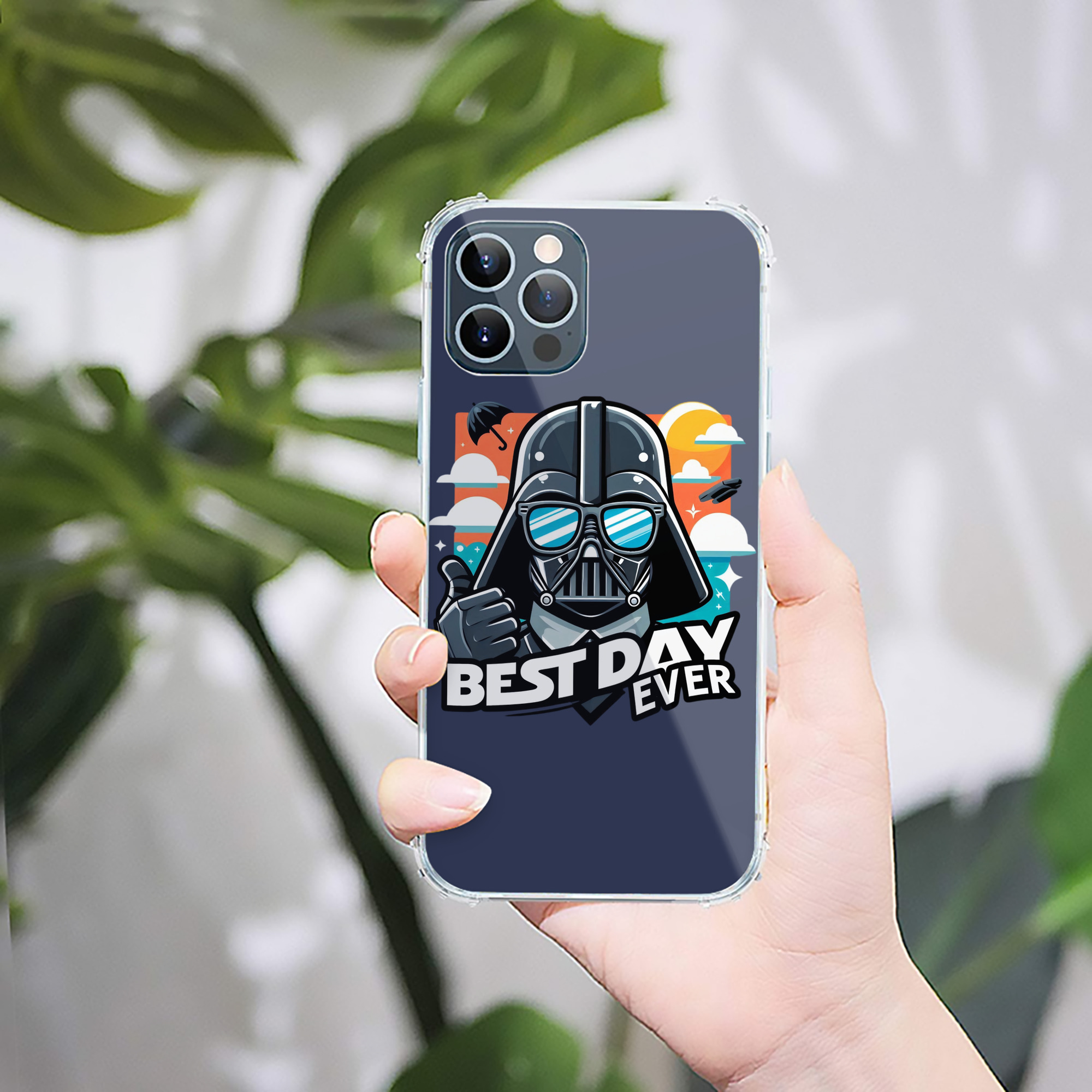 （画像用） スター・ウォーズ Star Wars 【iPhone 12シリーズ対応】透明スマホケース（クリアソフトケース）